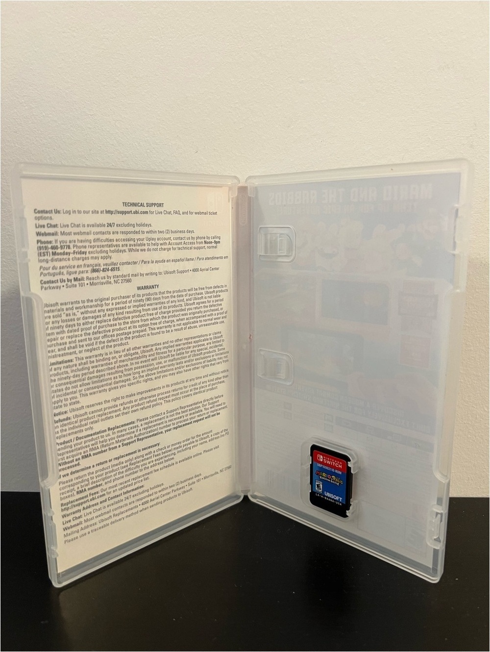 Mario + Rabbids Kingdom Battle Nintendo Switch Tested Working - Picture 4 of 5
